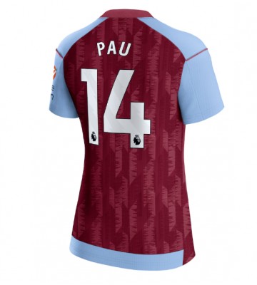 Aston Villa Pau Torres #14 Primera Equipación Mujer 2023-24 Manga Corta